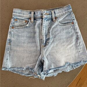 Aritzia Denim Forum blue denim shorts size 24